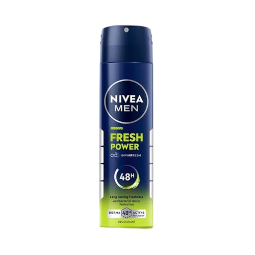 Nivea Men Fresh Power Deodorant – 150ml | 48H Freshness & Odour Protection