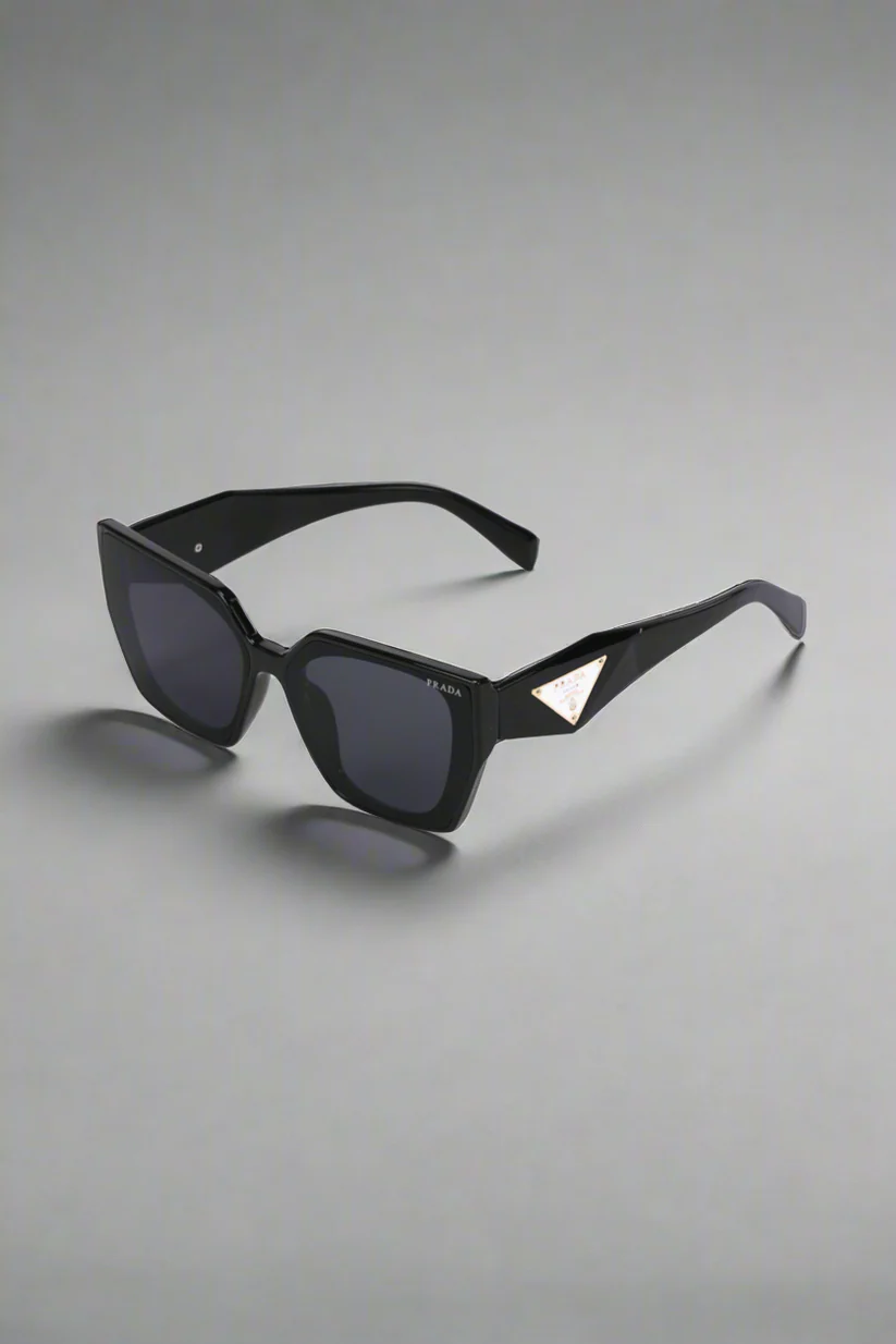 Prada eometric Noir Luxe Sunglasses