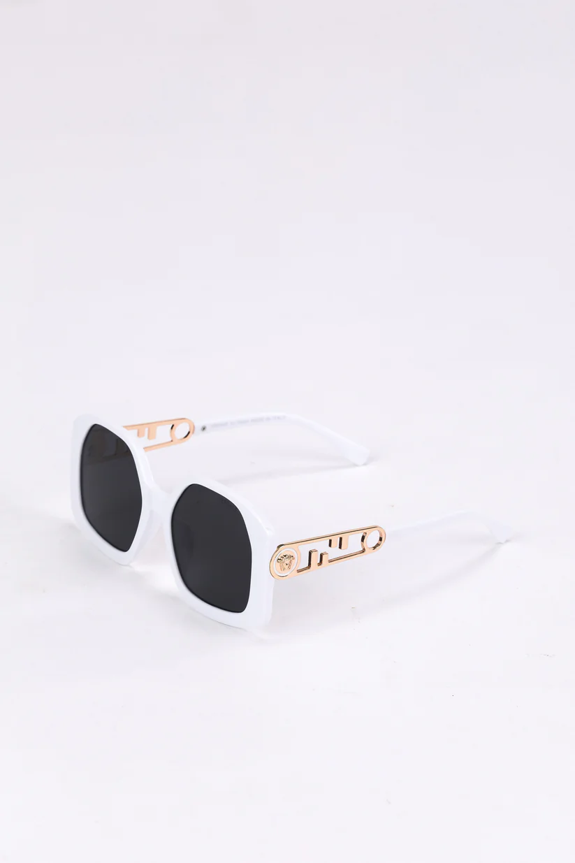Versace Geometric Chain Sunglasses