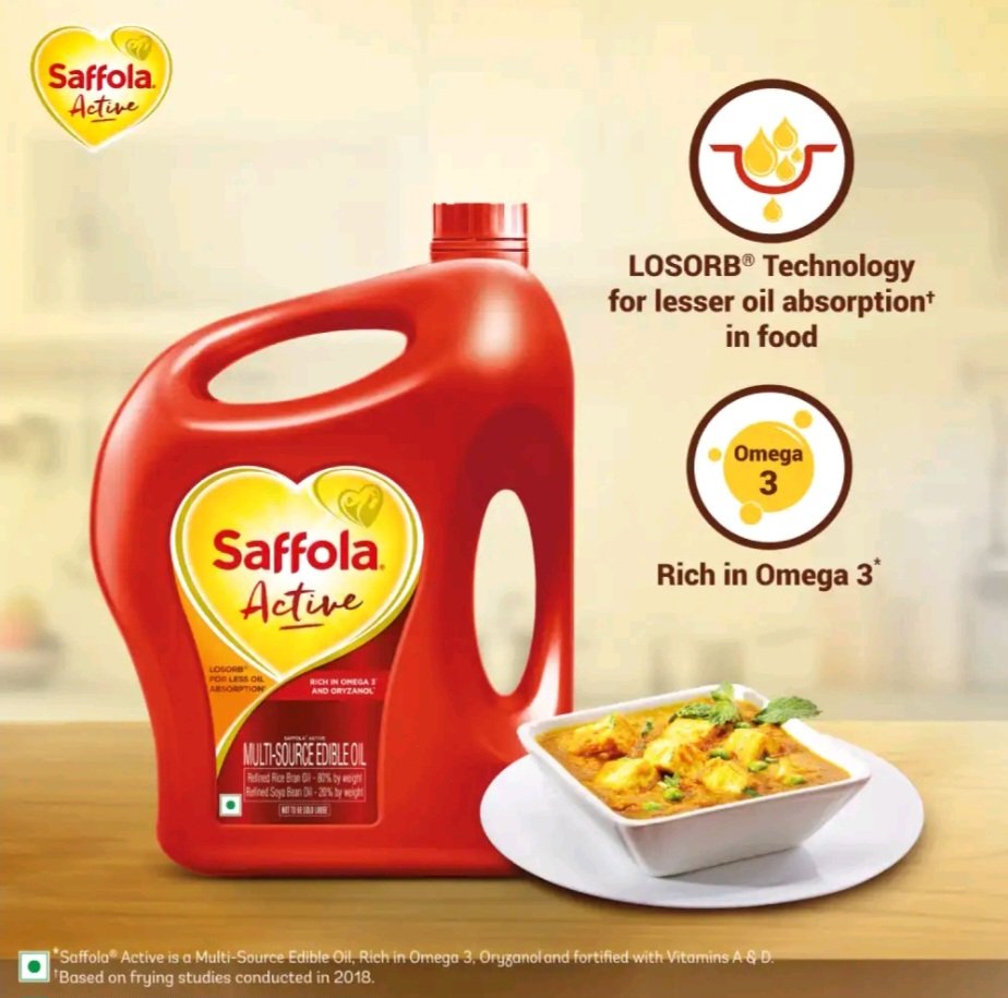 Saffola Active Multi-Source Edible Oil