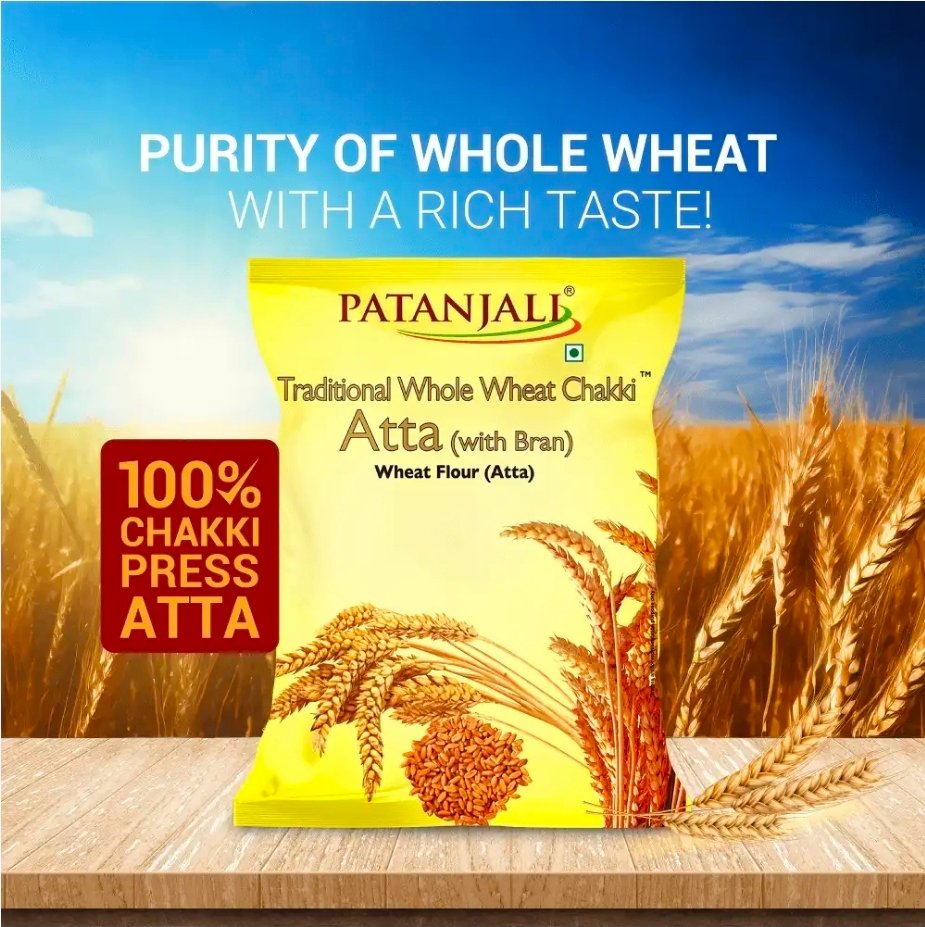 Patanjali Traditional Whole Wheat Chakki Atta