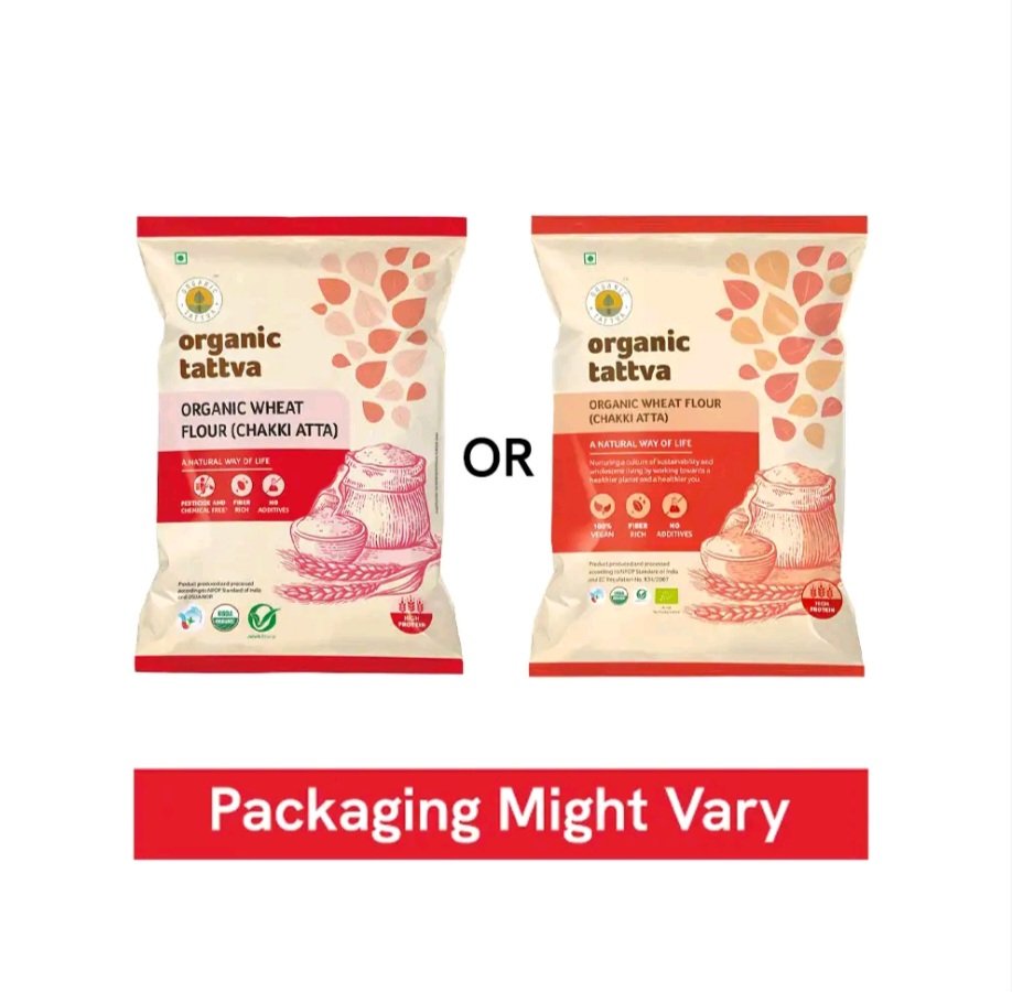 Organic Tattva Organic Wheat Flour (Chakki Atta)