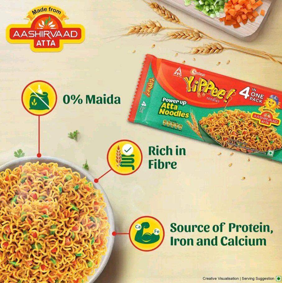 Sunfeast YiPPee! Power Up Atta Noodles