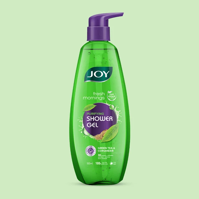 Joy Fresh Mornings Purifying Shower Gel – Green Tea & Coriander – 500ml