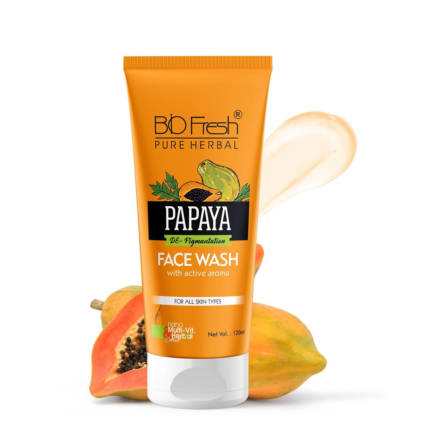 Bio Fresh Papaya Face Wash – 120 ml