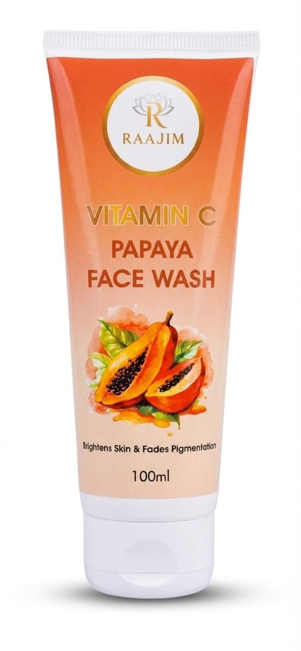 Raajim Vitamin C Papaya Face Wash – 100 ml