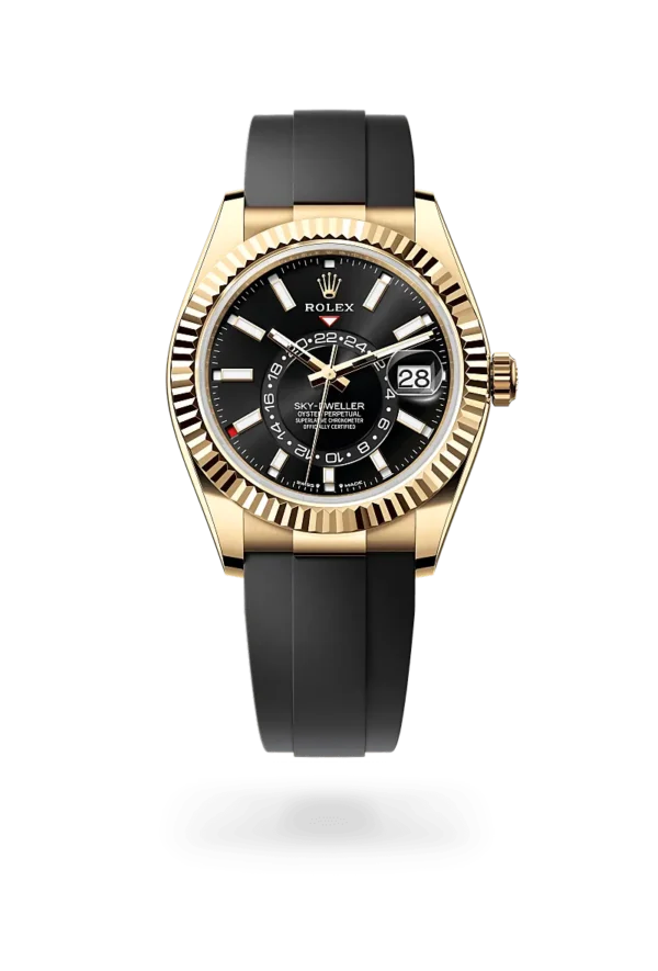 Role Sky-Dweller Oyster, 42 mm, yellow gold