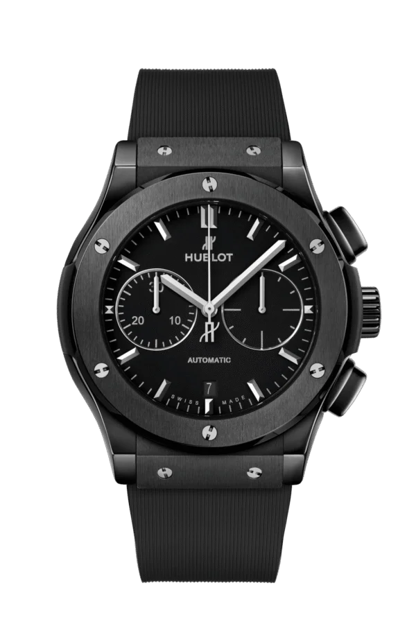 HUBLOT CLASSIC FUSION CRONOGRAPH BLACK MAGIC