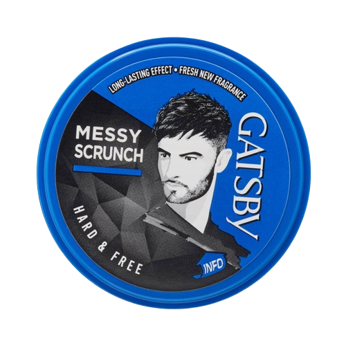 Gatsby Messy Scrunch Hair Wax (Hard & Free) – 75g